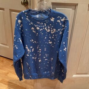 Blue Splatter Women’s Sweater
